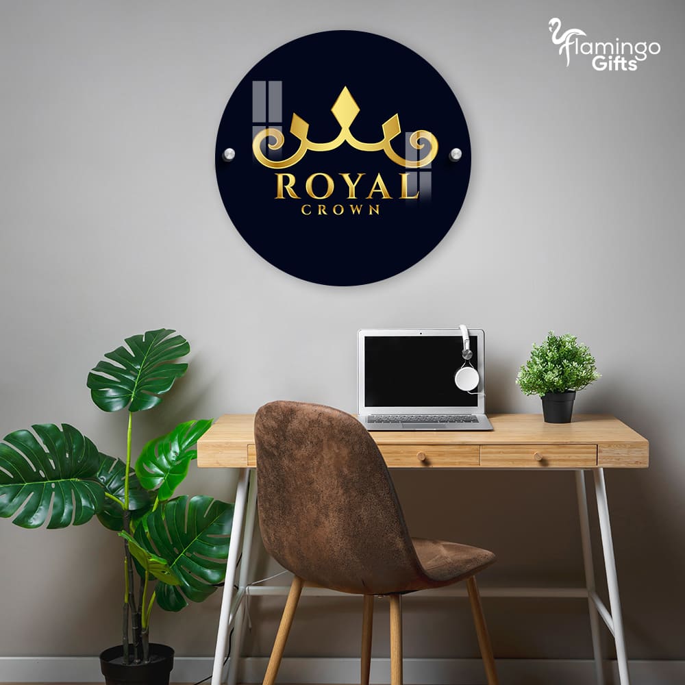 Business Acrylic Logo For Reception