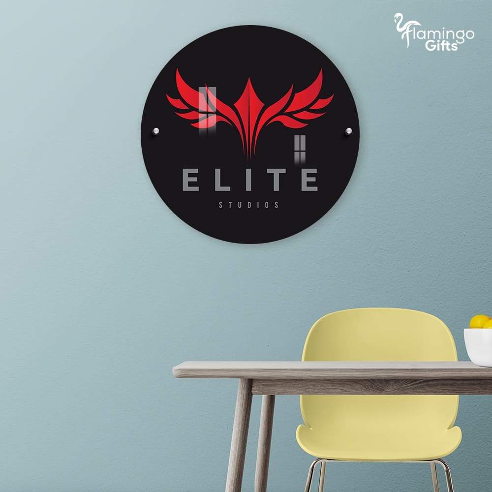 Business Acrylic Logo For Reception