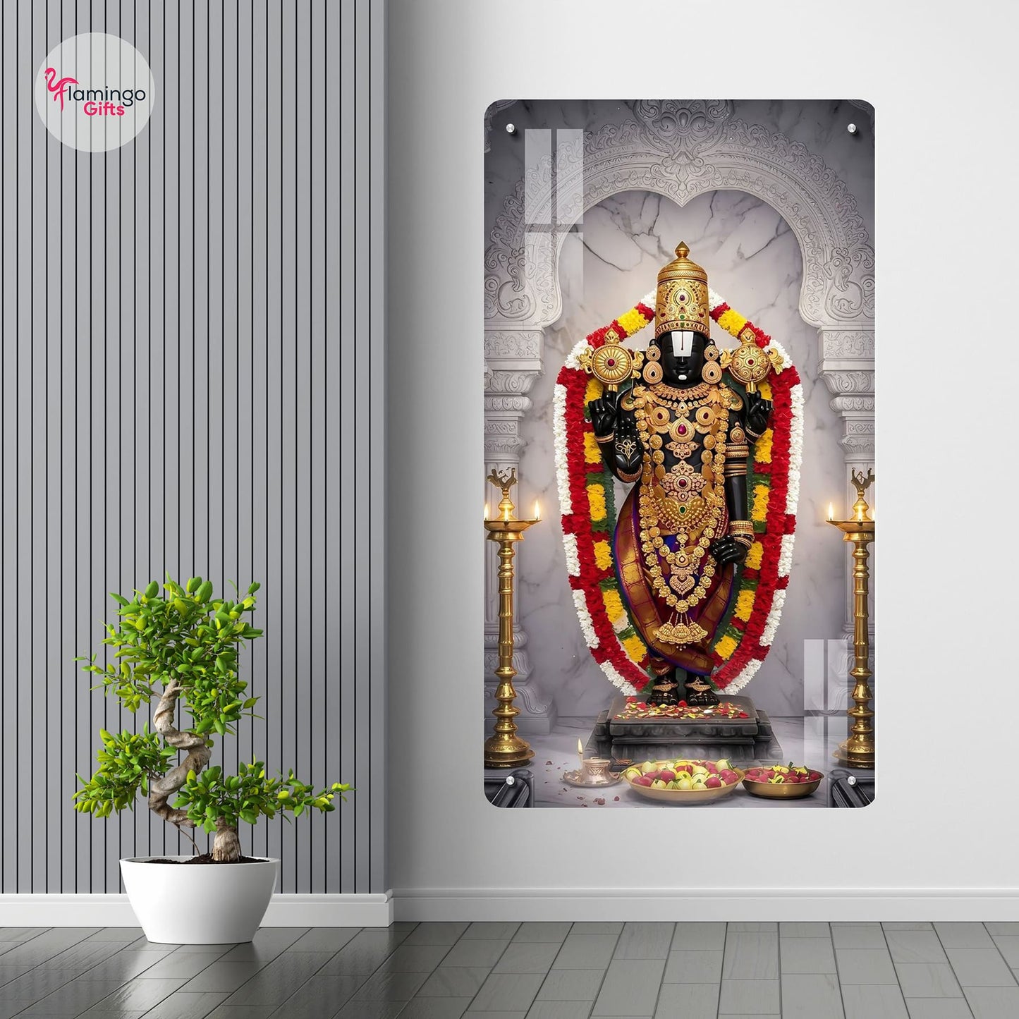 Lord Balaji Acrylic Photo Frame – UV Printed | Wall Mountable