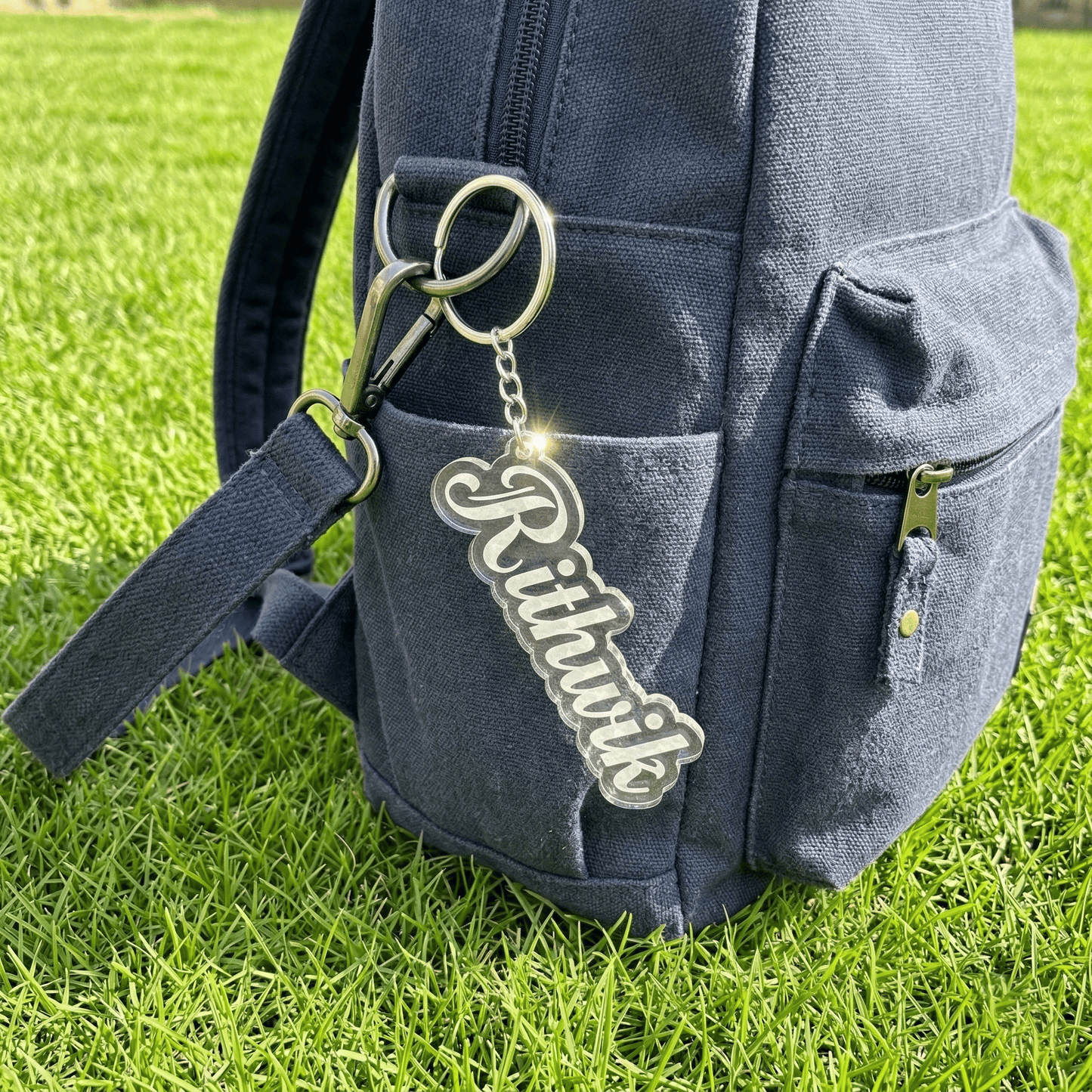 Custom Etched Acrylic Keychain