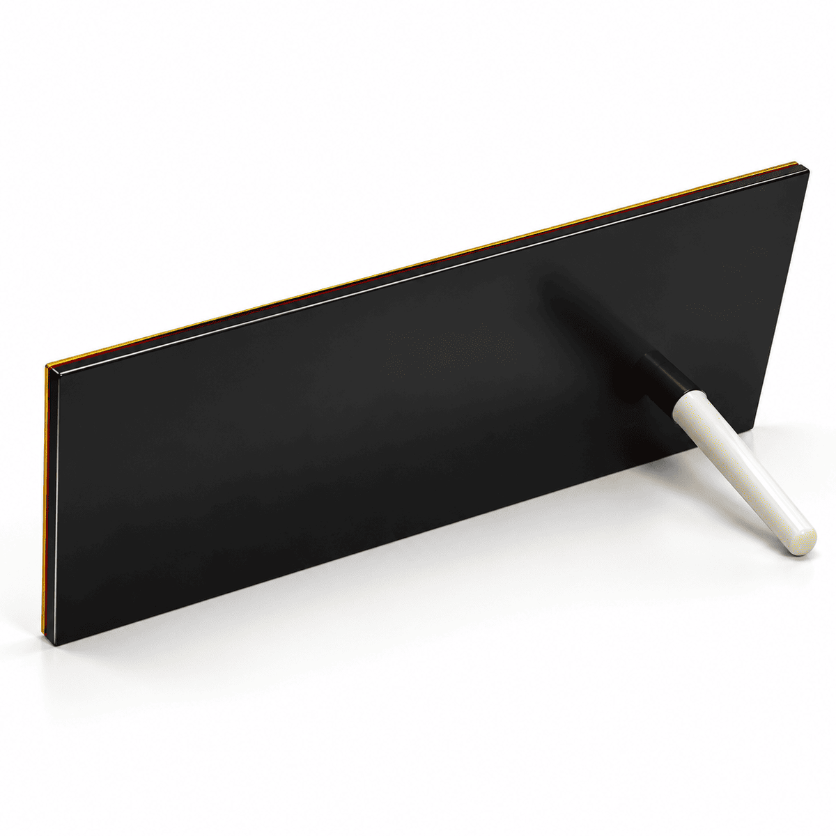 Premium Gold Acrylic Desk Name Plate with Diamond Stud