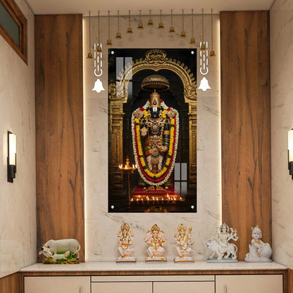 Lord Balaji Acrylic Photo Frame – UV Printed | 5mm Thickness | Wall Mountable