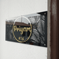 Acrylic House Name Plate – Premium Gold Letters (18x9 Inches)