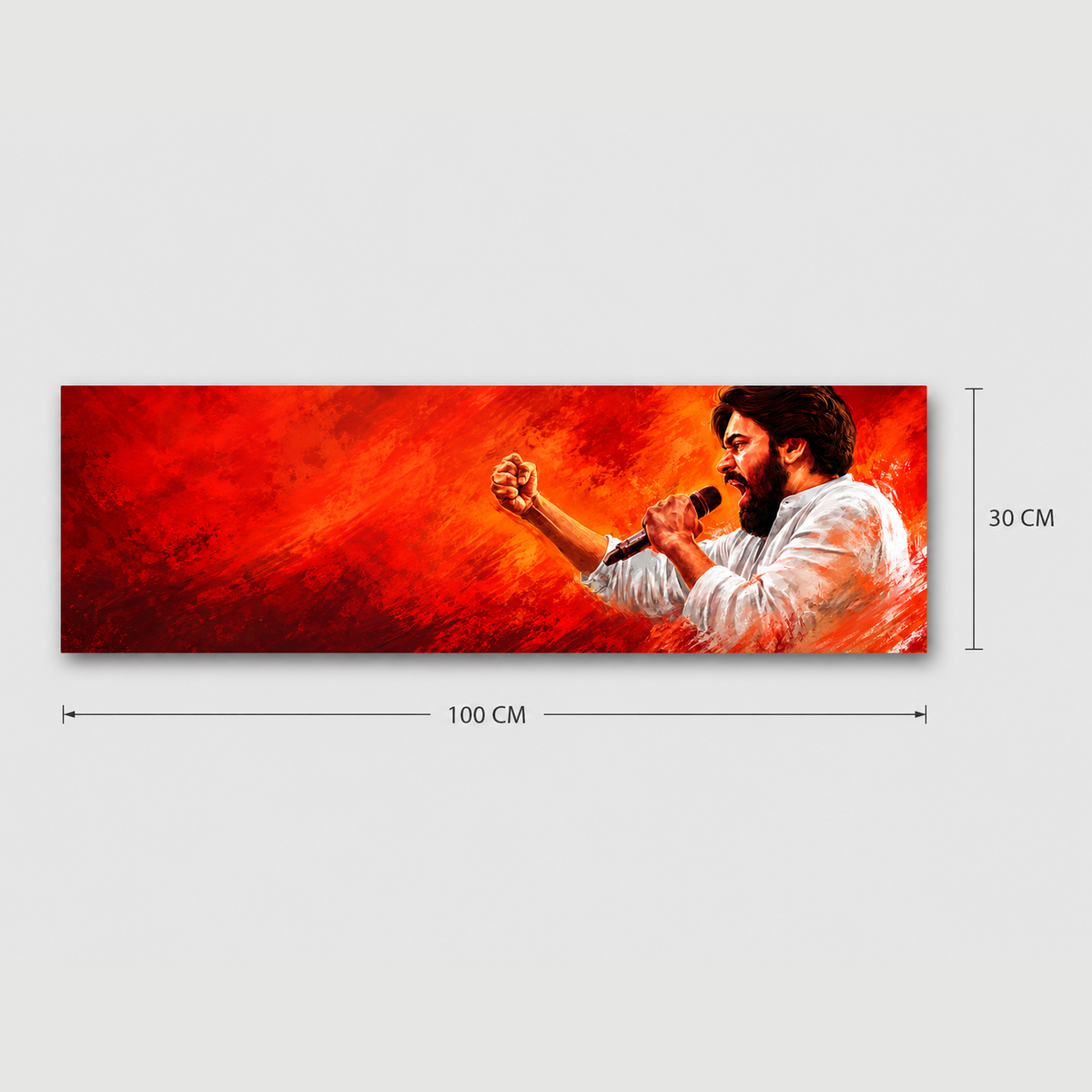 Pawan Kalyan Clear Vinyl AC Sticker