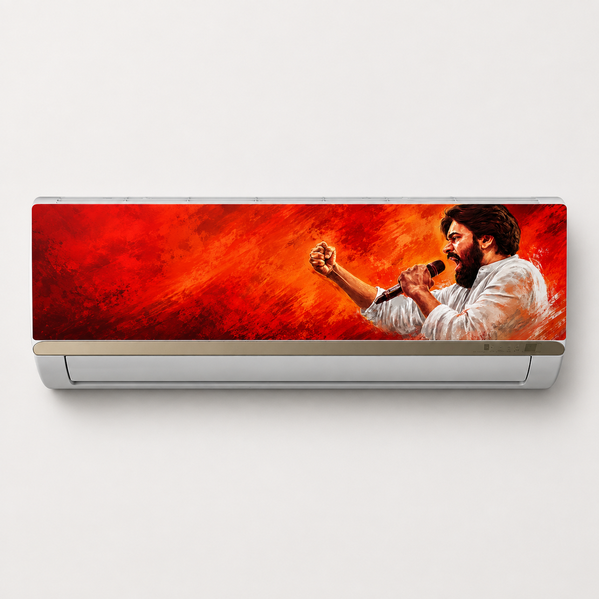 Pawan Kalyan Clear Vinyl AC Sticker