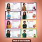 School Books Label with Customized Photo - Pack of 30 Stickers