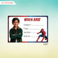 School Books Lable with Customized Photo - Pack of 25 Stickers