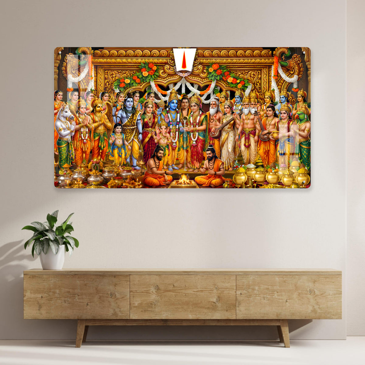 Premium Srinivasa Kalyanam Acrylic Wall Art | Ultra HD Lord Balaji ...