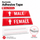 Male Female Washroom Sign Boards Pack of 2