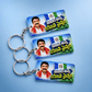 Customized Acrylic Key Chain with Double-Side UV Printing | 3.5 × 1.5 Inches