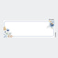 Floral Clear Acrylic House Name Plate