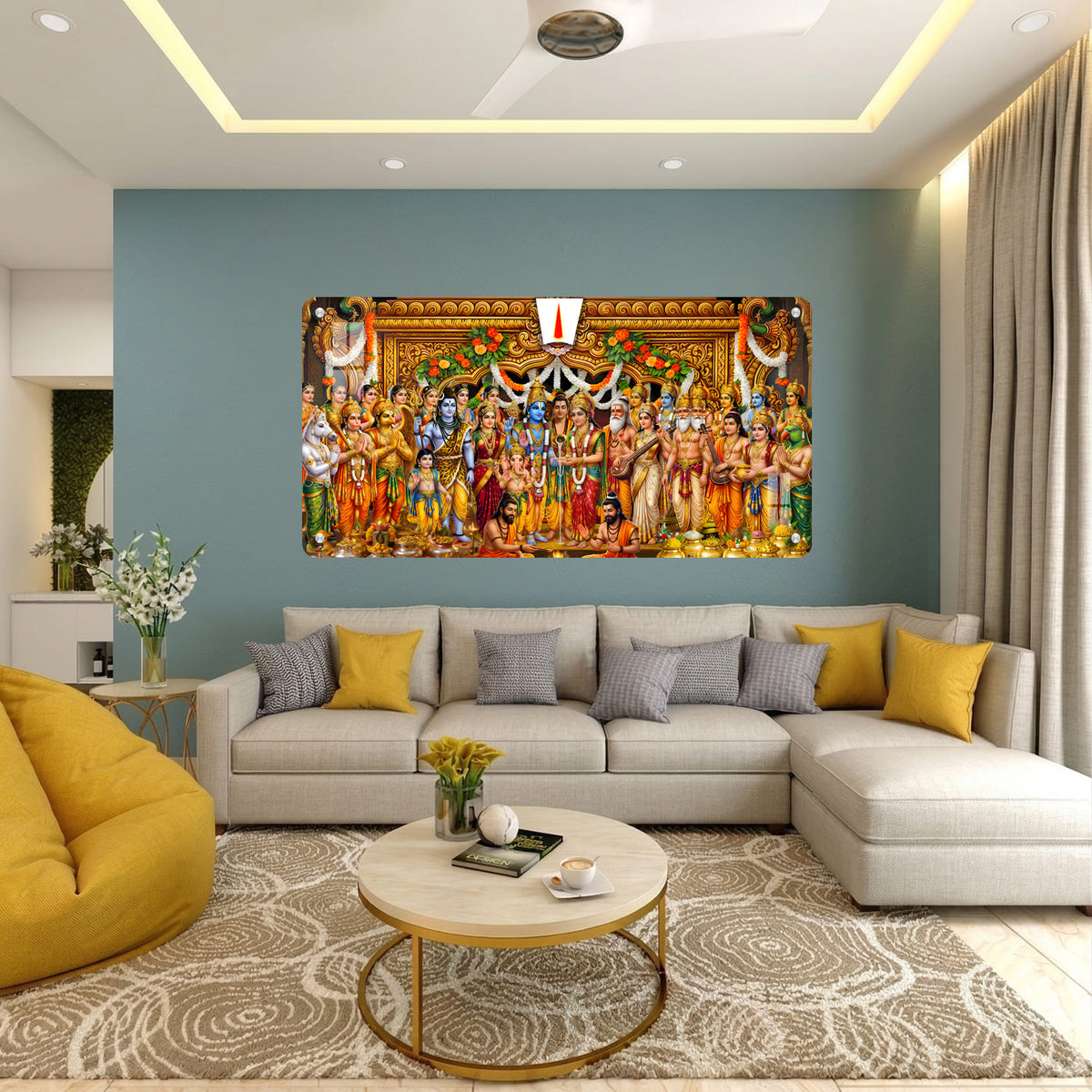 Premium Srinivasa Kalyanam Acrylic Wall Art | Ultra HD Lord Balaji ...