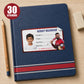 Cricket Team School Book Lables - Pack of 30